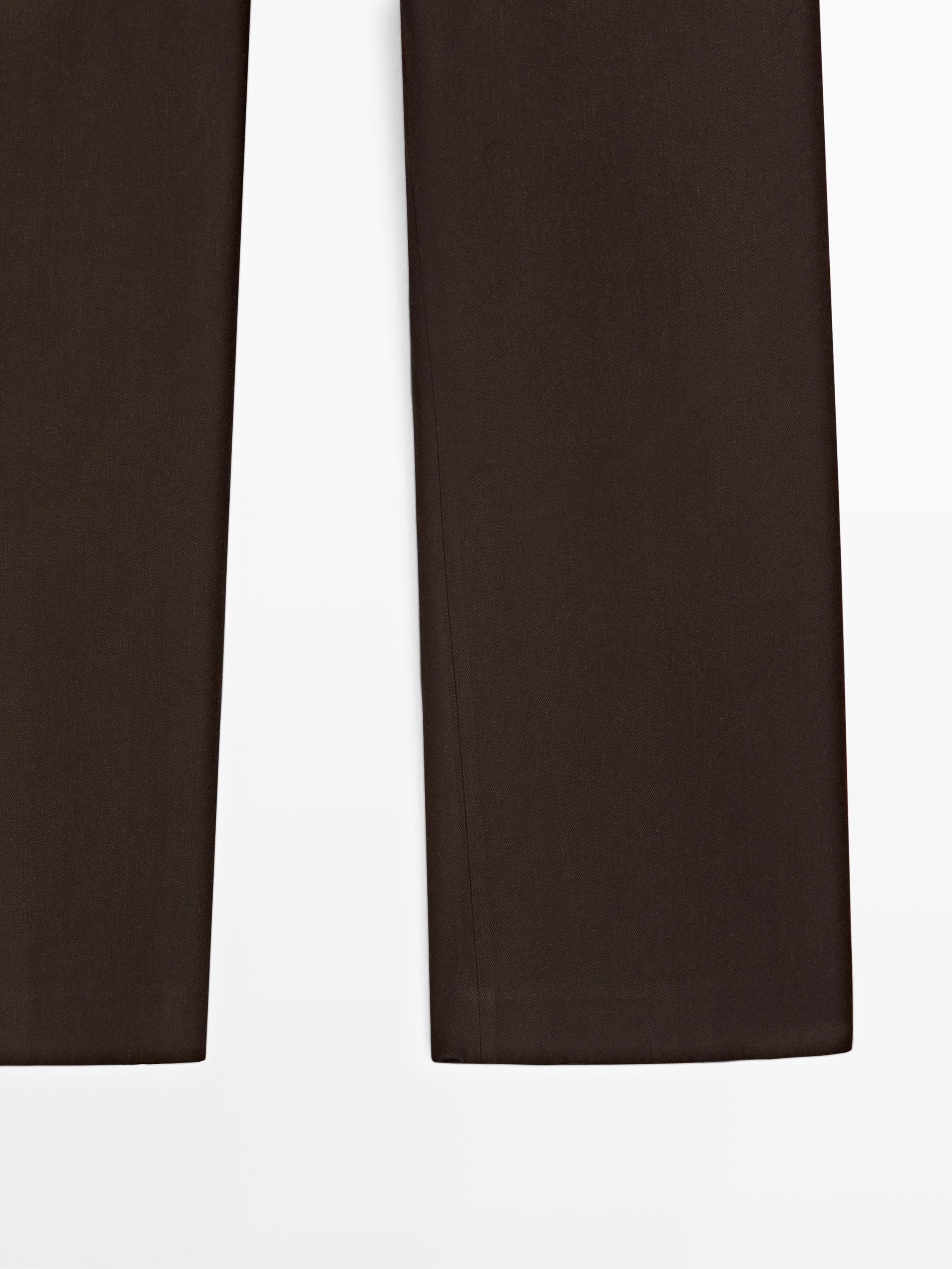 Pantalon quick-flare en lin